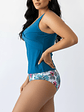 Tankini Mujer Botanic Azul - Miniatura 2