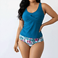 Tankini Mujer Botanic Azul - Miniatura 1
