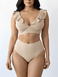 Bikini tiro alto vuelos midle waist Nude - Miniatura 1