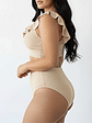 Bikini tiro alto vuelos midle waist Nude - Miniatura 2