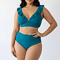 Bikini tiro alto vuelos midle waist Azul - Miniatura 1