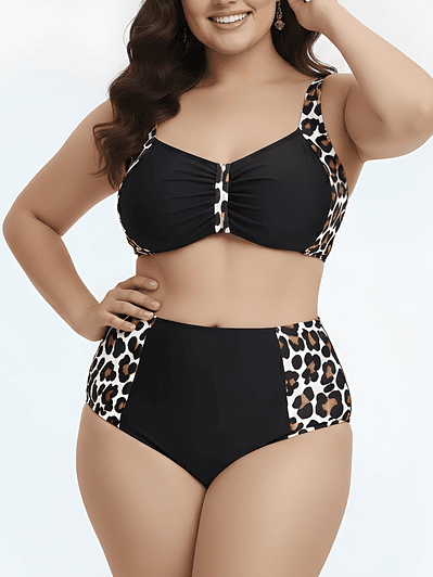 Bikini Tiro Alto Mujer Wild Black