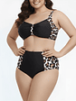 Bikini Tiro Alto Mujer Wild Black - Miniatura 2