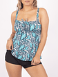 Tankini short mujer estampados colores - Miniatura 1