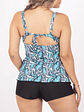 Tankini short mujer estampados colores - Miniatura 2