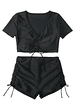 Bikini tiro alto short straps top deportivo - Miniatura 3