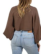 Sweater Pullover Mujer Manga globo mujer colores - Miniatura 3