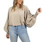 Sweater Pullover Mujer Manga globo mujer colores - Miniatura 11