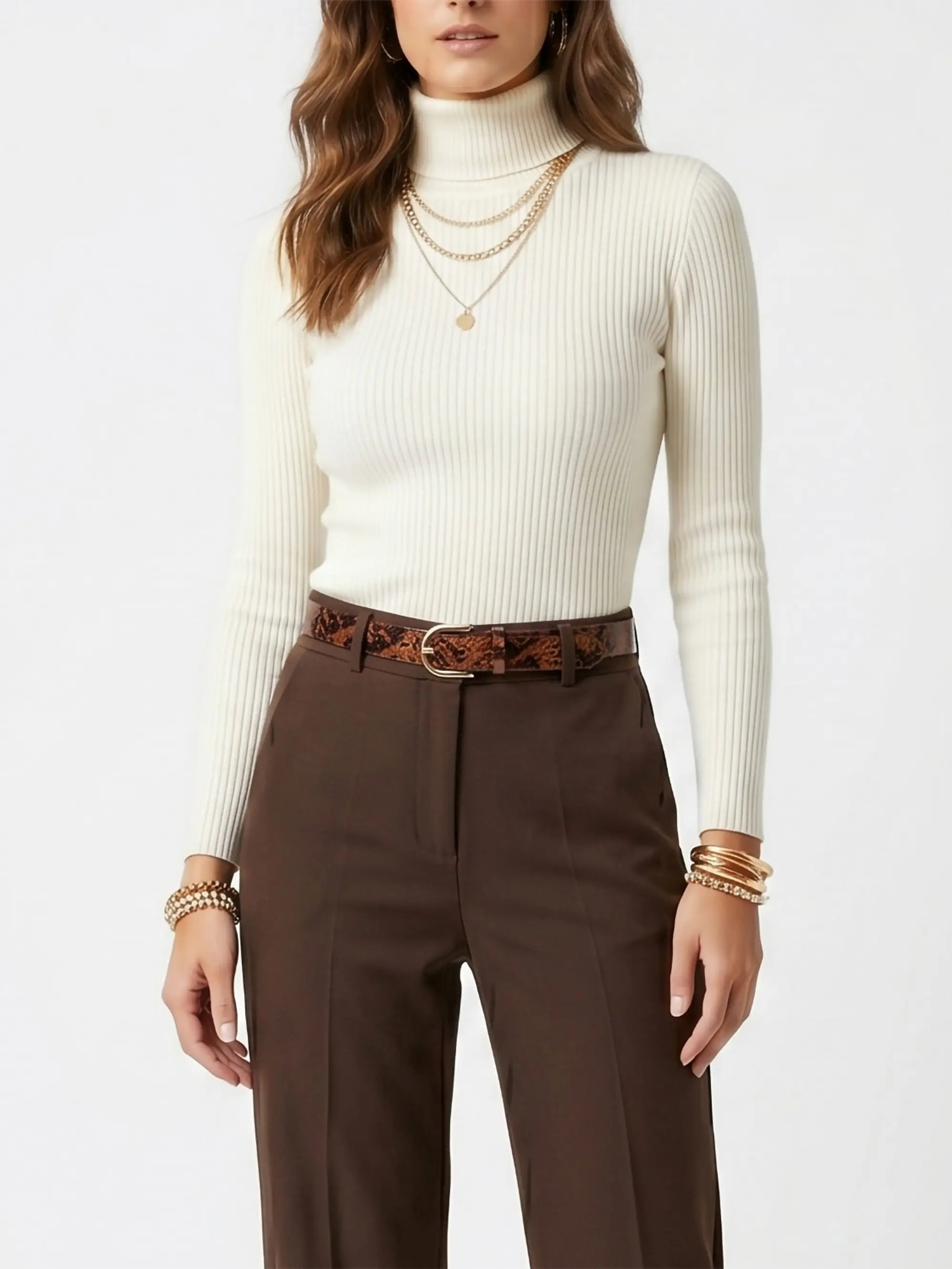 Beatle básico mujer invierno Spandex 13