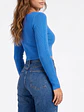 Top invierno Crop ribbed colores spandex - Miniatura 5