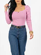 Sweater camiseta básico manga princesa colores - Miniatura 2