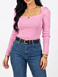 Sweater camiseta básico manga princesa colores - Miniatura 3