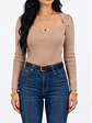 Sweater camiseta básico manga princesa colores - Miniatura 9