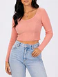 Camiseta sweater invierno colores crop mujer  - Miniatura 1
