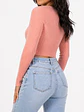 Camiseta sweater invierno colores crop mujer  - Miniatura 3