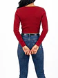 Top invierno Crop ribbed colores spandex - Miniatura 16