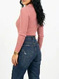 Sweater camiseta básica mujer cuello polo colores - Miniatura 5