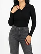 Sweater camiseta básica mujer cuello polo colores - Miniatura 7