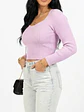 Camiseta sweater invierno colores crop mujer  - Miniatura 11