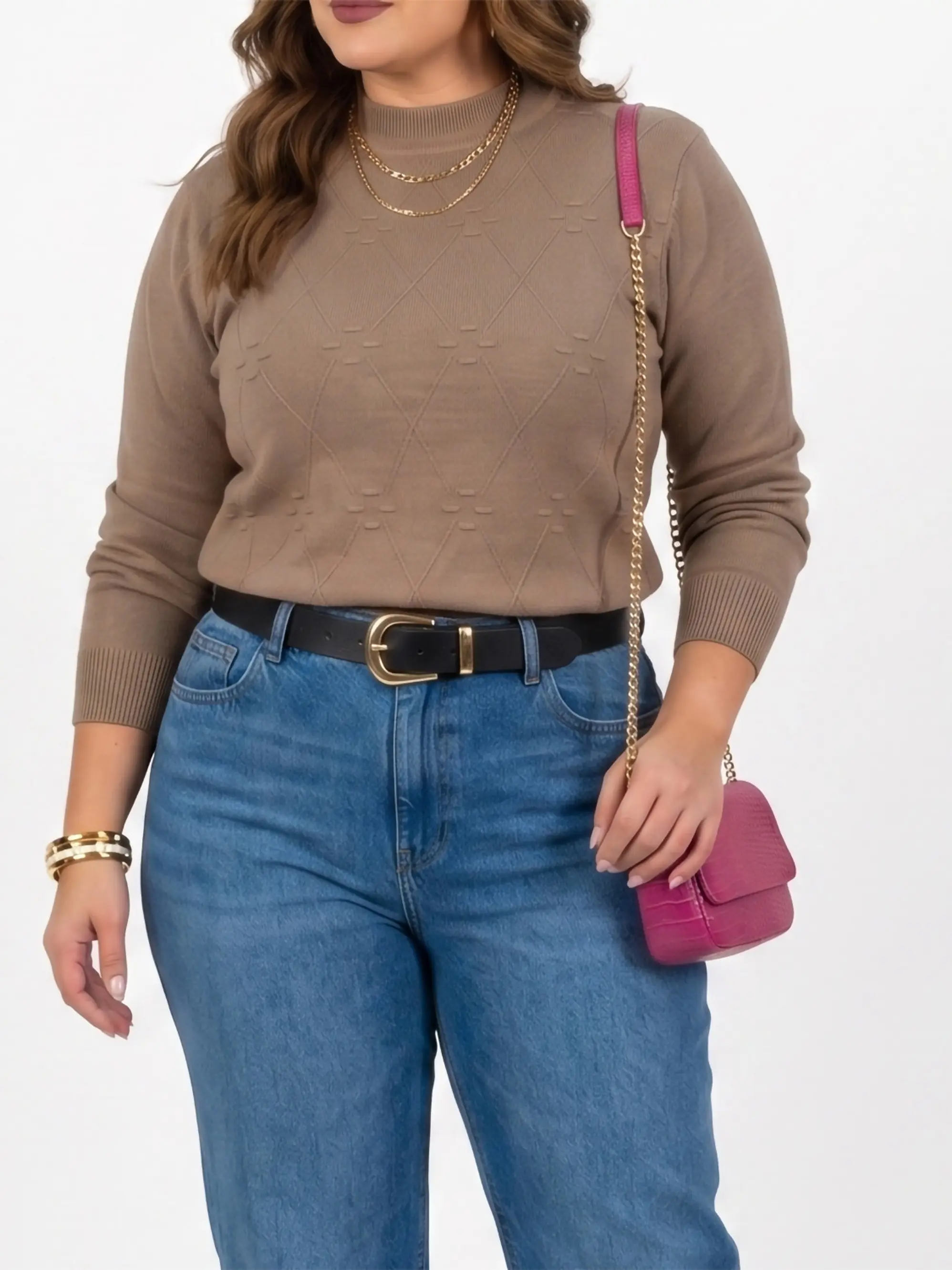 Sweater básico mujer colores Extra linda Rombo 7