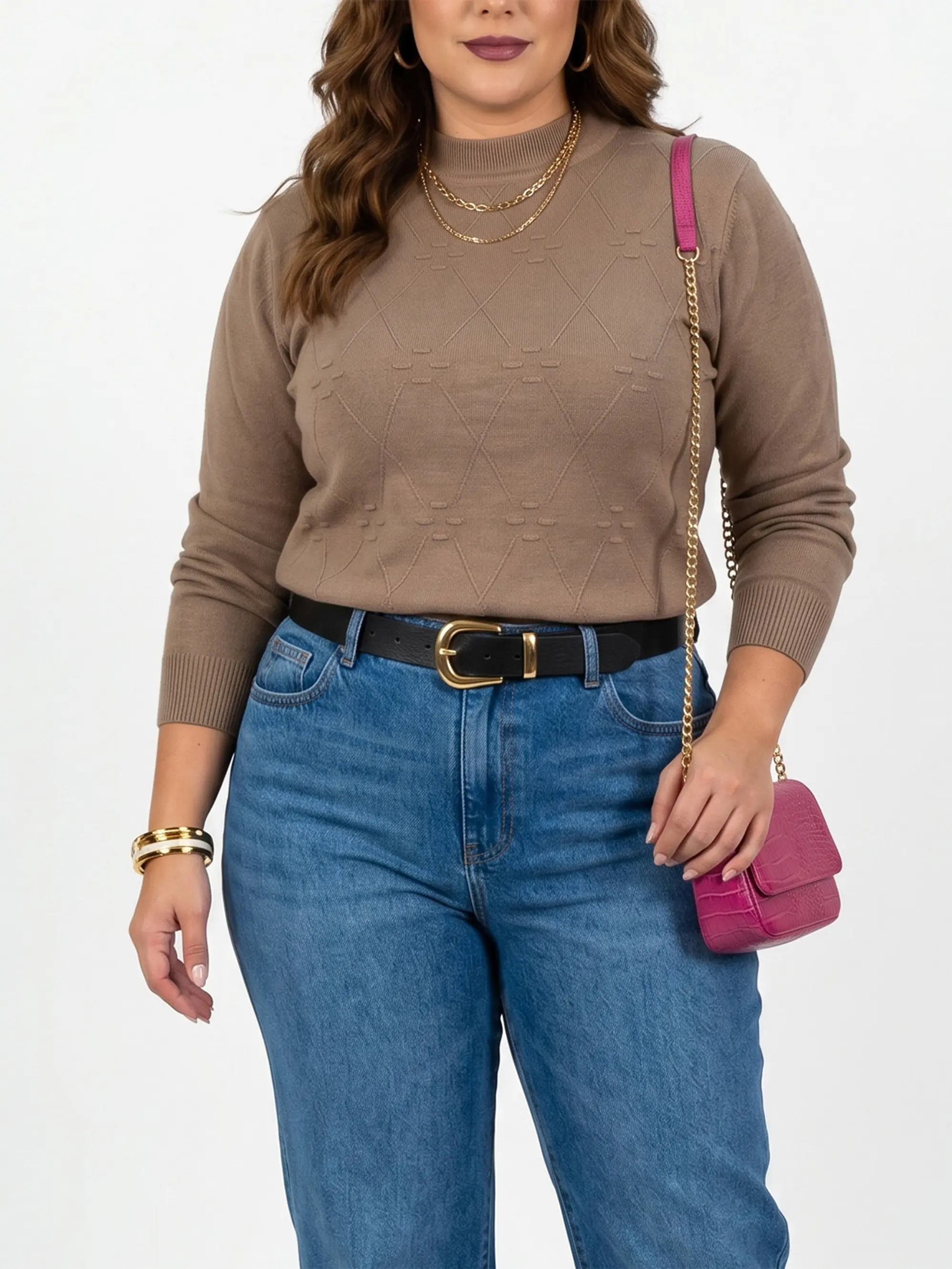 Sweater básico mujer colores Extra linda Rombo 8