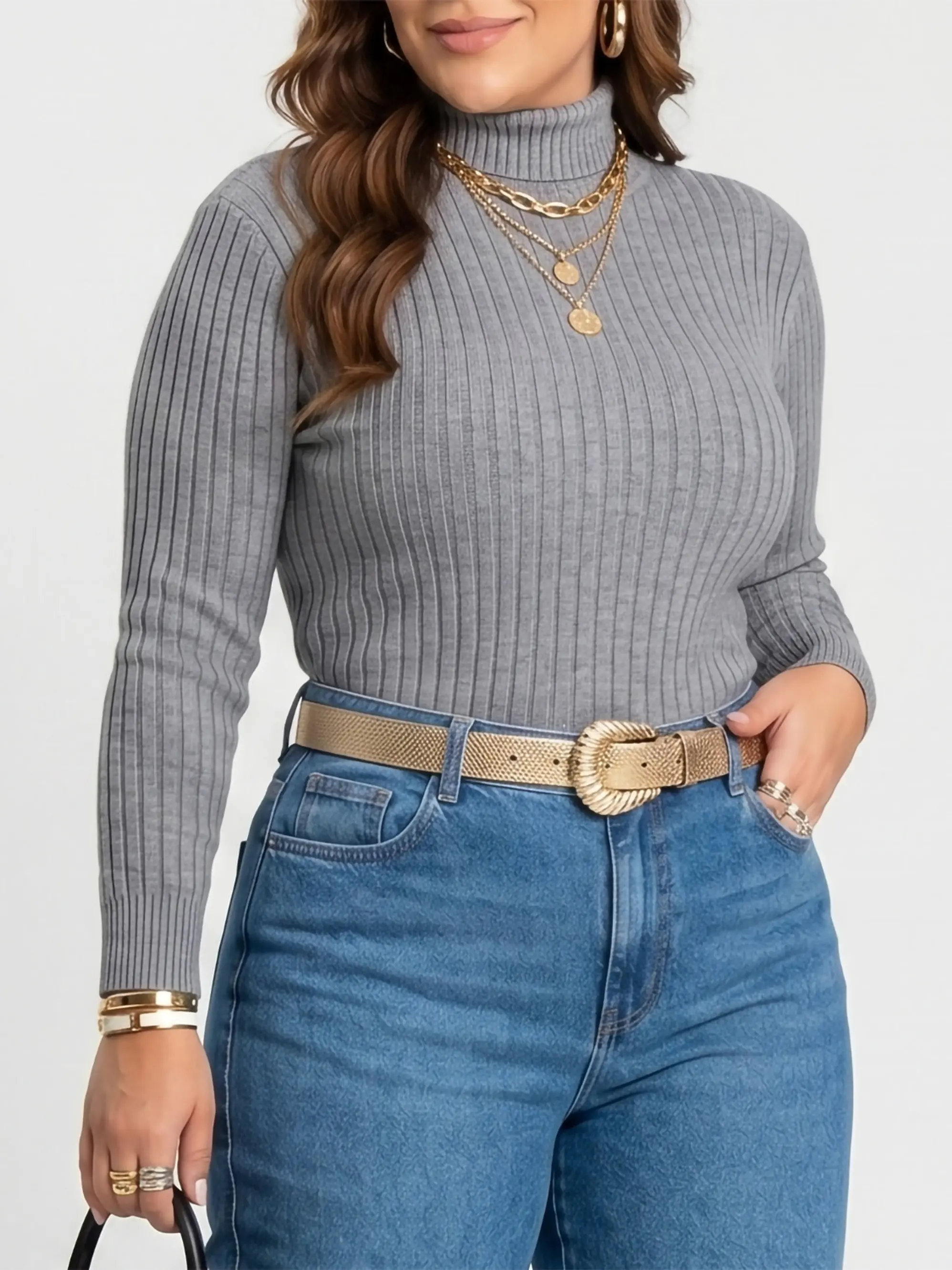 Sweater mujer básico spandex colores extra linda 5