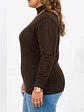 Sweater mujer texturado colores Lineas rombos extra linda - Miniatura 2