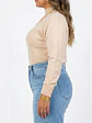 Sweater mujer texturado colores Lineas rombos extra linda - Miniatura 8