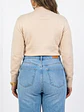 Sweater mujer texturado colores Lineas rombos extra linda - Miniatura 9