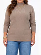 Sweater mujer texturado colores Lineas rombos extra linda - Miniatura 10
