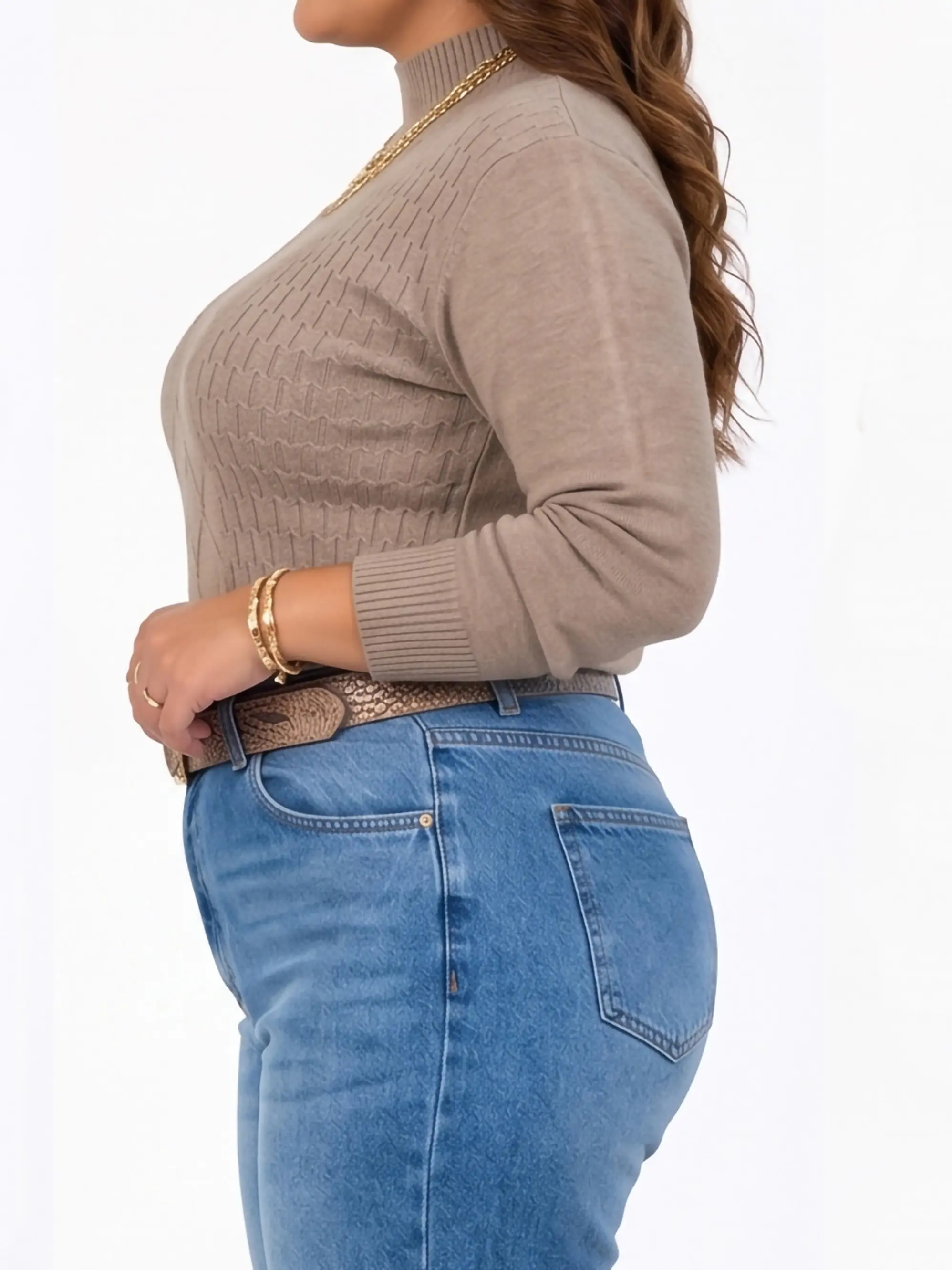 Sweater mujer texturado colores Lineas rombos extra linda 11