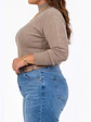 Sweater mujer texturado colores Lineas rombos extra linda - Miniatura 11