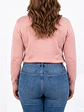Sweater mujer texturado colores lineas extra linda - Miniatura 6