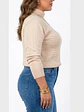 Sweater mujer texturado colores lineas extra linda - Miniatura 16