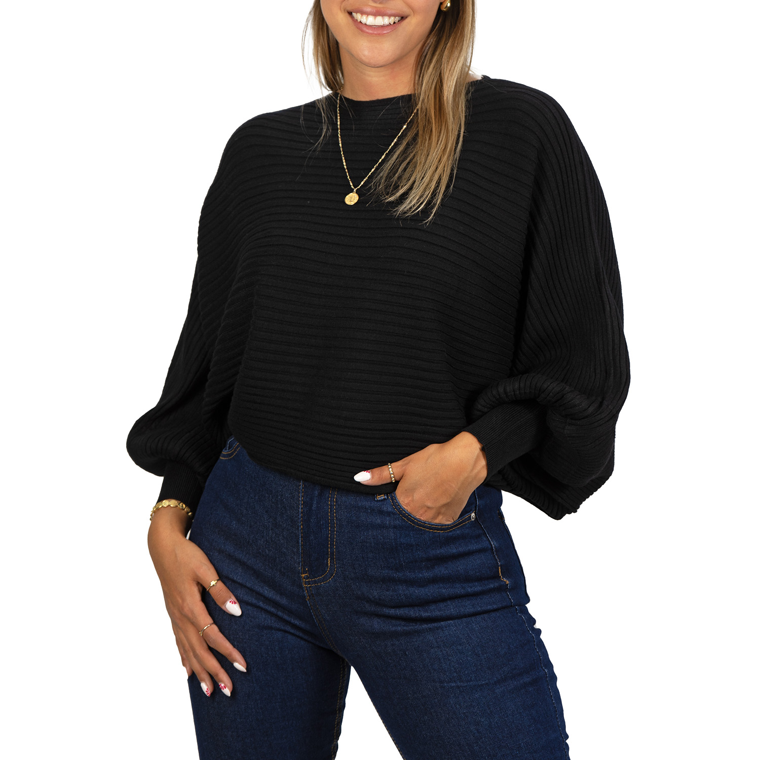 Chaleco mujer manga globo