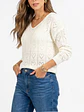 Chaleco Mujer  Hilo tejido Oversize Sofía - Miniatura 5
