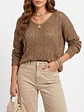 Chaleco Mujer  Hilo tejido Oversize Sofía - Miniatura 6