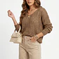 Chaleco Mujer  Hilo tejido Oversize Sofía - Miniatura 7