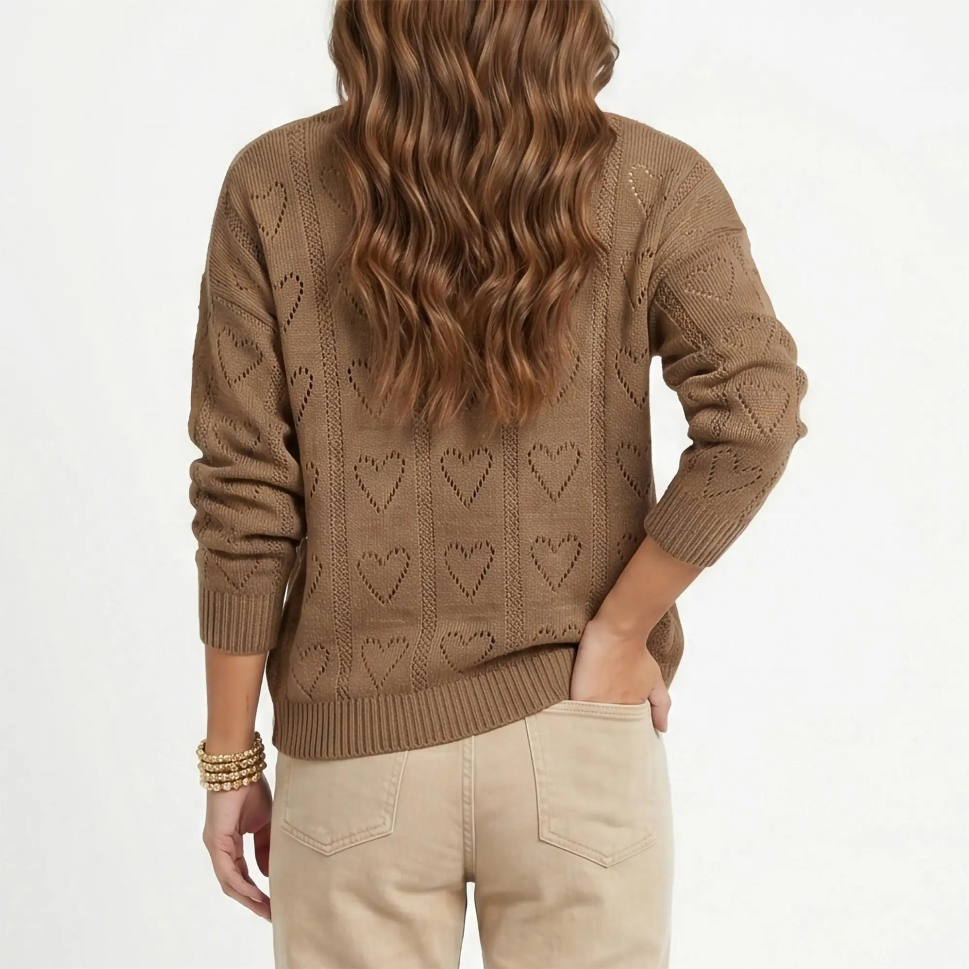 Chaleco Mujer  Hilo tejido Oversize Sofía 8