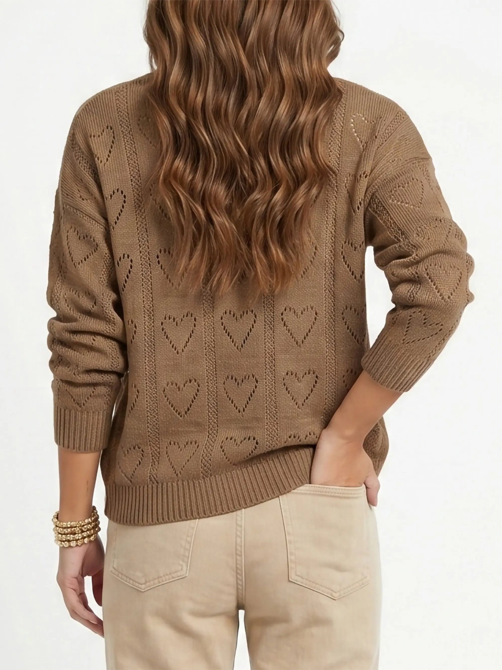 Chaleco Mujer  Hilo tejido Oversize Sofía 8