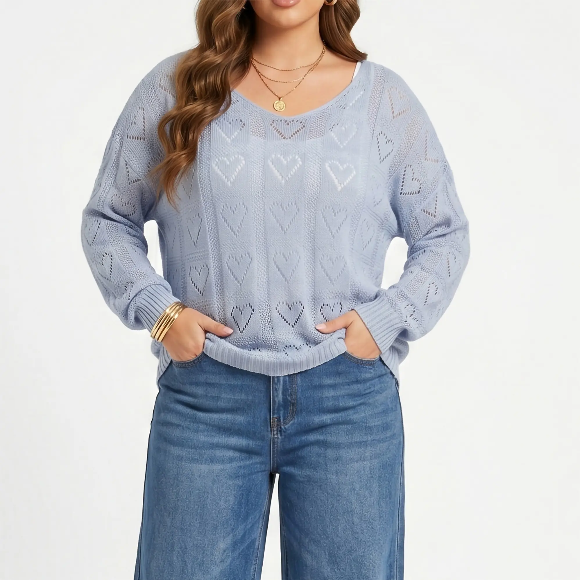 Chaleco Mujer  Hilo tejido Oversize Sofía 9