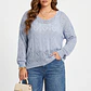 Chaleco Mujer  Hilo tejido Oversize Sofía - Miniatura 10