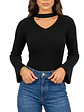 Sweater básico polera invierno colores manga acampanada - Miniatura 15