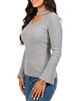 Sweater básico polera invierno colores manga acampanada - Miniatura 18