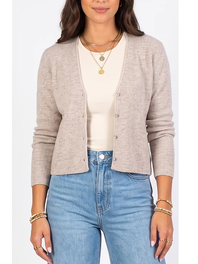 Chaleco botones básico mujer diseño Alba