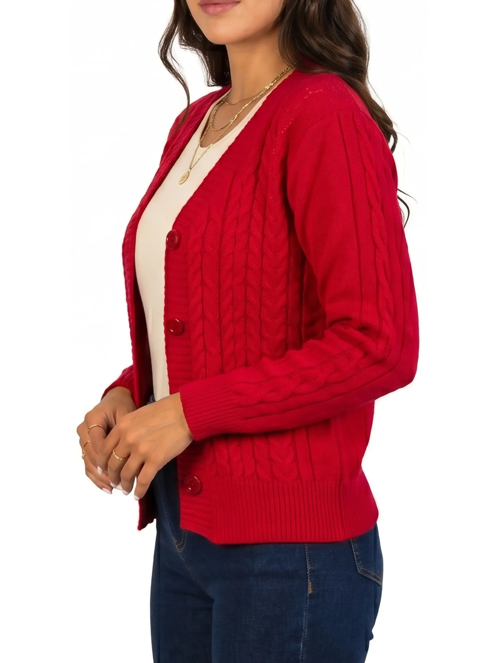 Chaleco básico colores trenzado Ana 7