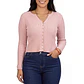 Sweater chaleco acanalado botón brillos Lau colores - Miniatura 7