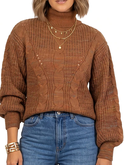 Chaleco mujer lana reciclada jaspeado manga englobada colores