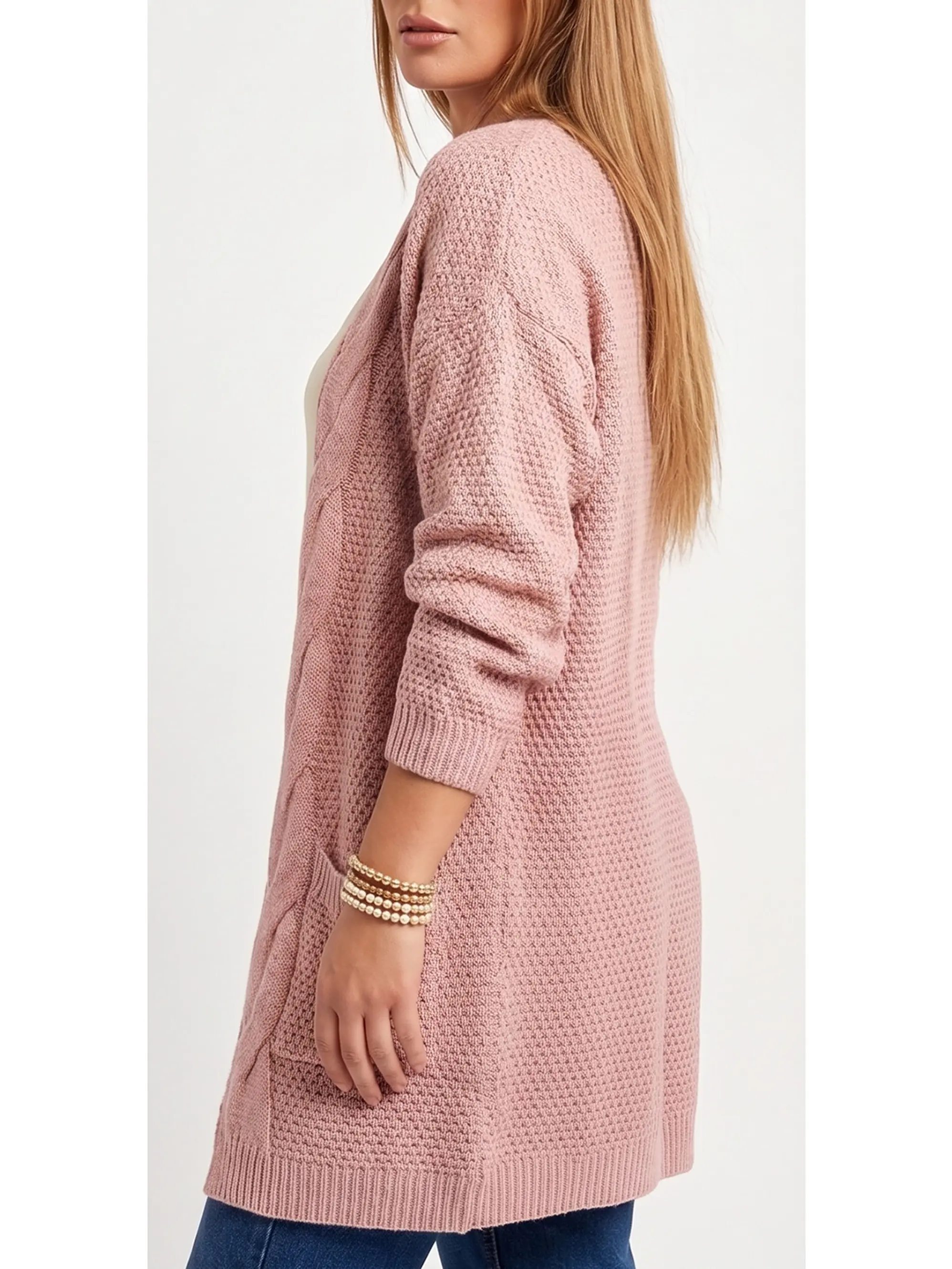 Cardigán invierno lana spandex Luna 2