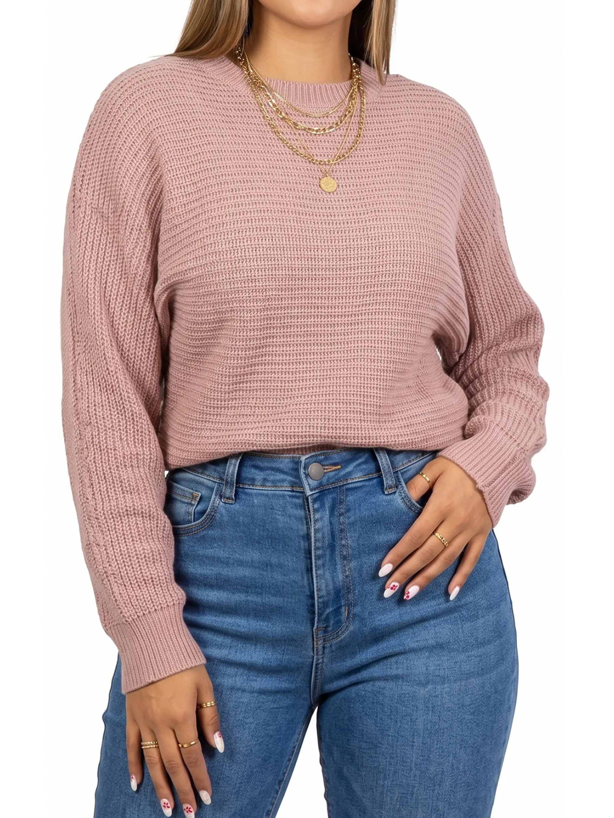 Sweater Oversize Botones traseros colores 5